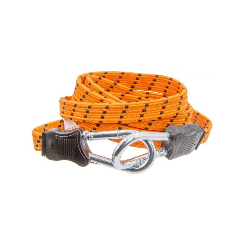 1800mm Flat D-Ring Bungee Heavy Duty 44131 | Flat Heavy-Duty Elastic, Rubber & Latex, Snap Hook Fastening